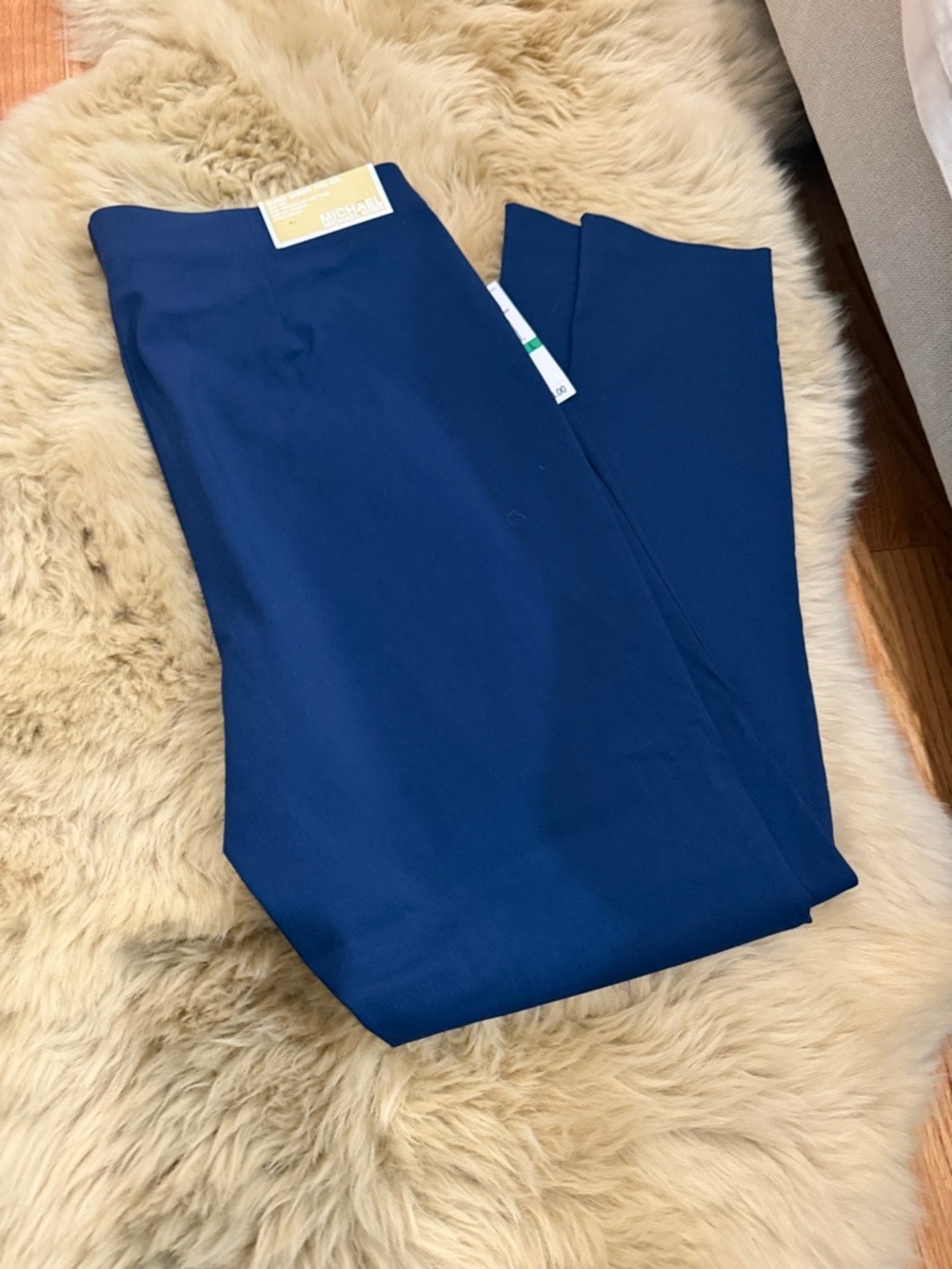 Michael Kors Navy Pull On Pants- Navy